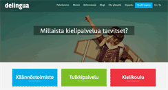 Desktop Screenshot of delingua.fi